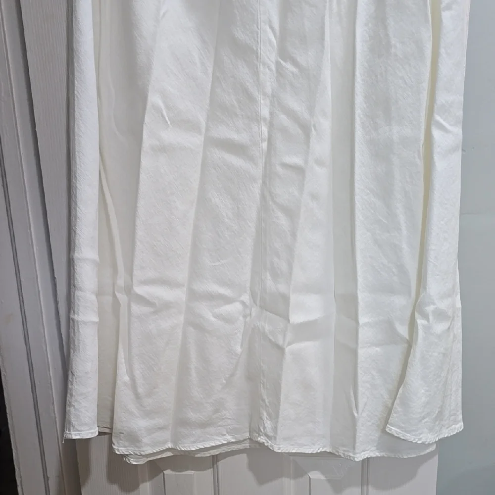 Eileen Fisher White Linen Skirt Size 2X - Picture 9 of 14